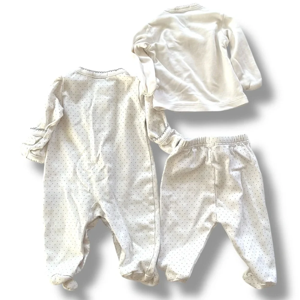 Kissy Kissy Set Footies Top And Pants 0-3m